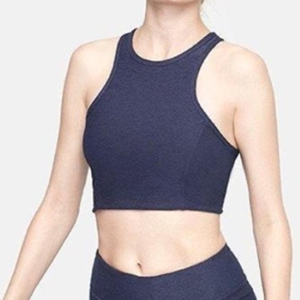 Outdoor Voices Athena Crop, Navy, Size Small